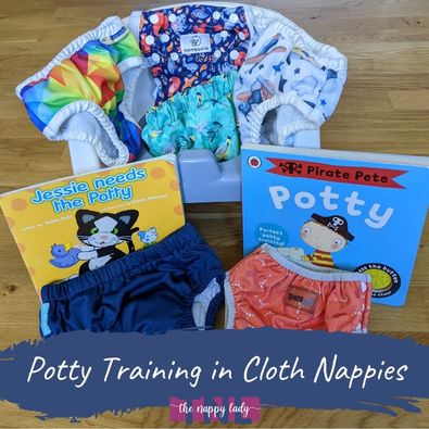 Potty training in cloth nappies